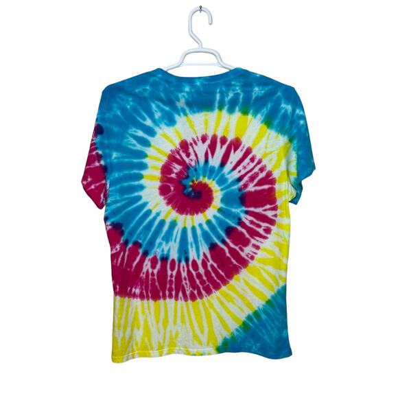 Guess multicolor vibrant tie dye short sleeves t size Large - Picture 2 of 10